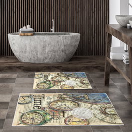 Mijölnir Juego de alfombrillas de baño Kt444 Multicolor